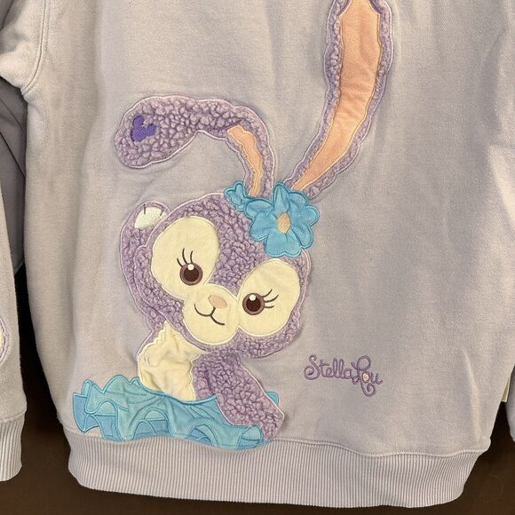 Shanghai Disney Stella Lou Sweater Sweatshirt Size S Duffy Bear Rabbit - Picture 2 of 10